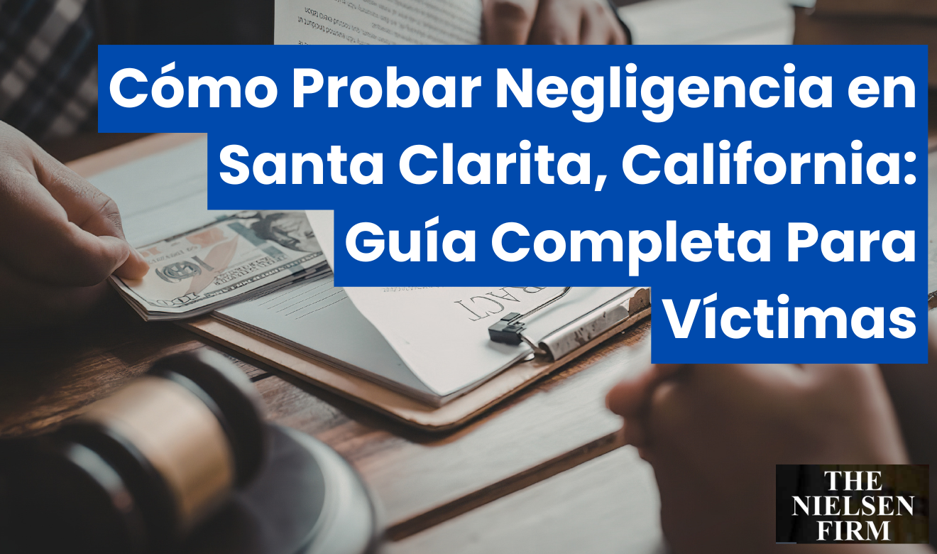 requisitos para probar negligencia Santa Clarita